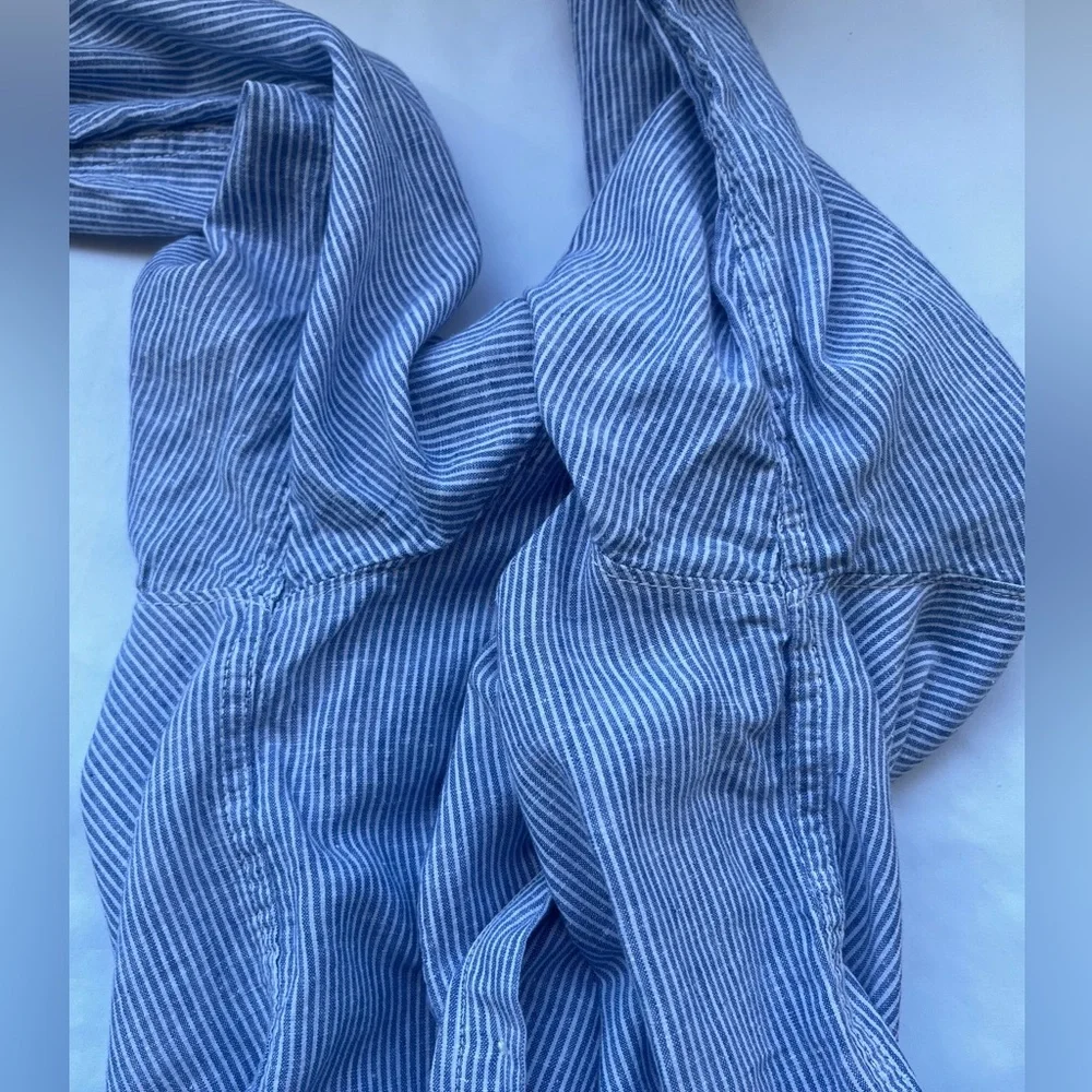 H&M | Striped Linen Blend Shirt - Picture 13 of 16
